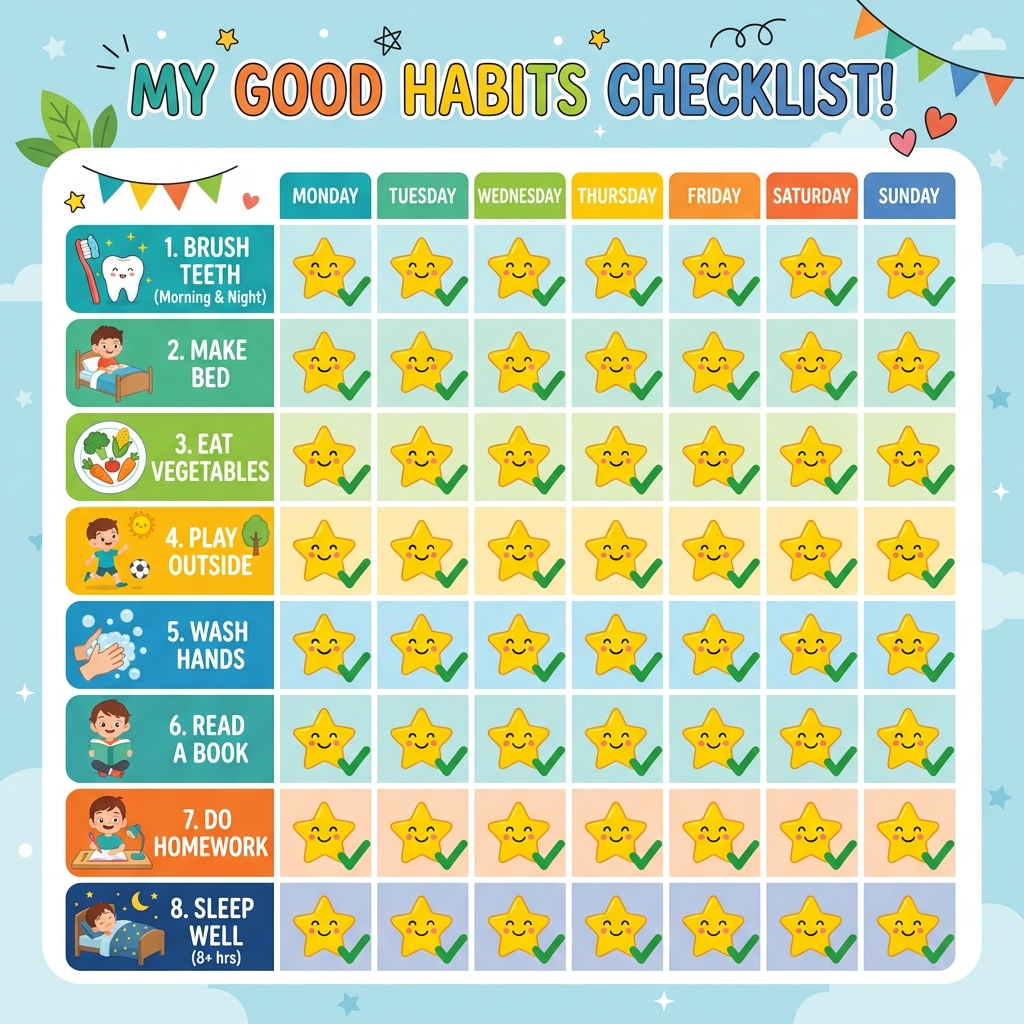 Good Habits Activity Sheets